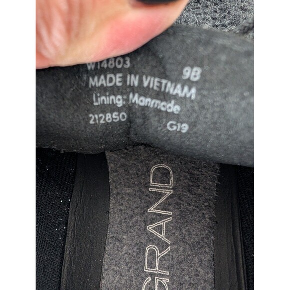 Cole Haan Zero Grand Wingtip Wool Oxford Women's Shoes Size 9B Black Lace Up - Picture 11 of 12